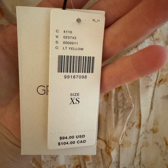 Greylin Edna Floral Cropped Blouse NWT - Picture 8 of 8